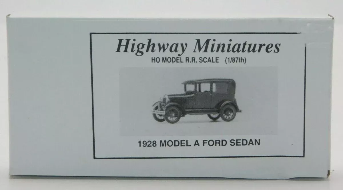 Jordan Products 236 HO Scale 1928 Model A Ford Sedan Kit