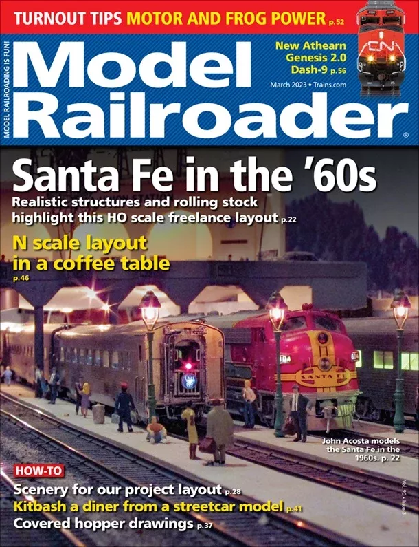 Kalmbach Model Railroader March 2023