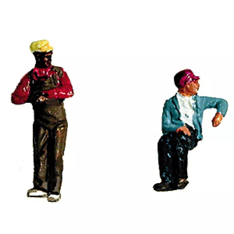 Labelle HO 7009 Contemporary Diesel Engineer/Fireman Set (2), Slouching & Leaning