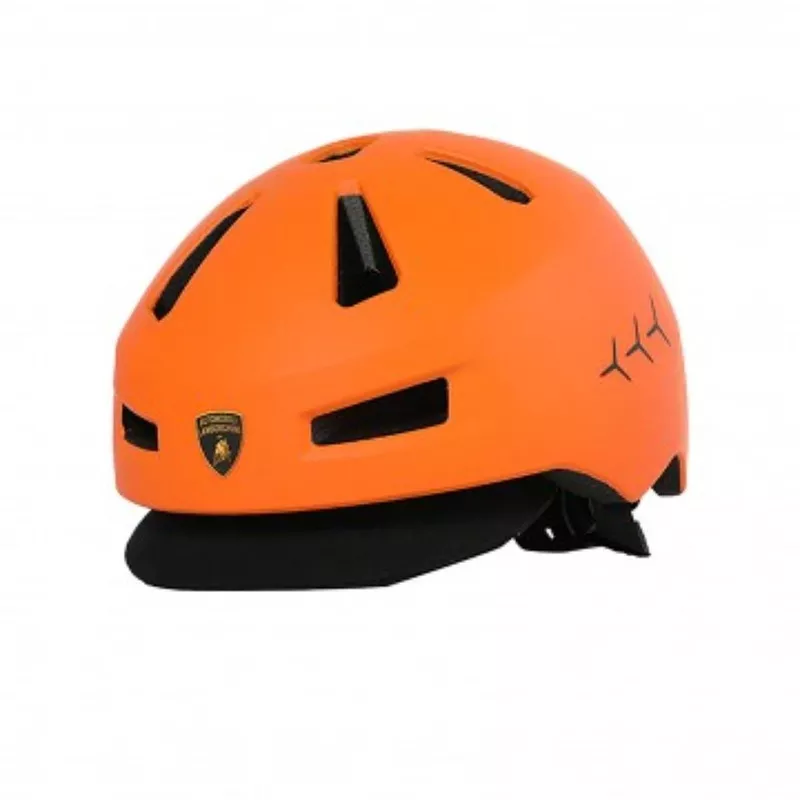 LAMBORGHINI HELMET WITH ADJUSTOR -Multi Color Orange