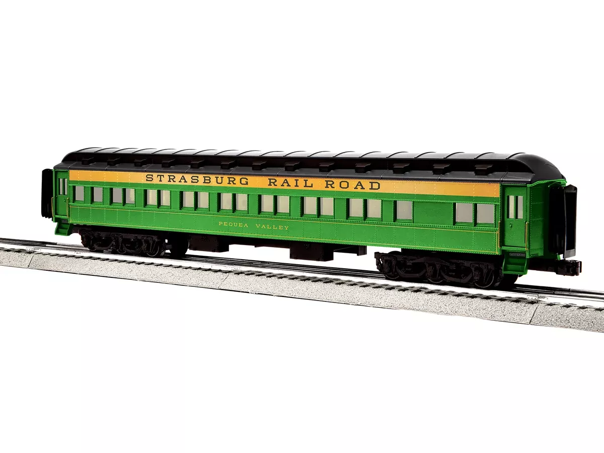 Lionel 2327110 O Scale LEGACY18″ Passenger Car Strasburg Railroad “Pequea Valley” Green