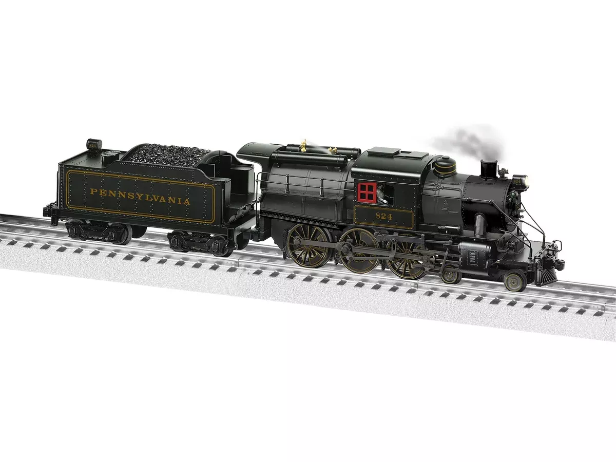 Lionel 2331590 O Scale Legacy Camelback 4-6-0 Steam Loco Pennsylvania PRR 824 – BTO