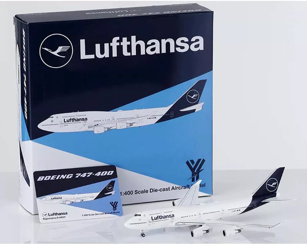 Lufthansa B747-400 Flaps Down D-ABVY 1:400 Scale YY Wings YY74410F