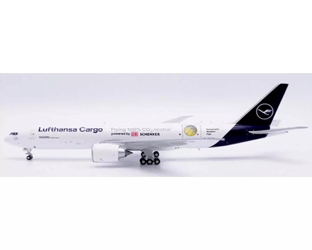 Lufthansa Cargo B777F “Sustainable Aviation Fuel” Interactive D-ALFG 1:400 Scale JC Wings XX40226CNo reviews yet. Write a review!