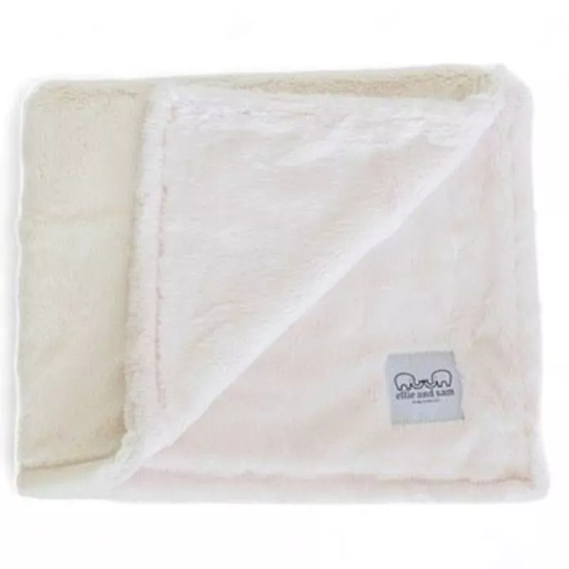 Luxury Duo Borderless Blanket – Pink/Ivory