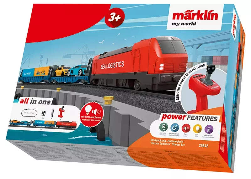 Marklin My World 29342 HO Scale Harbor Logistics Starter Set Sound