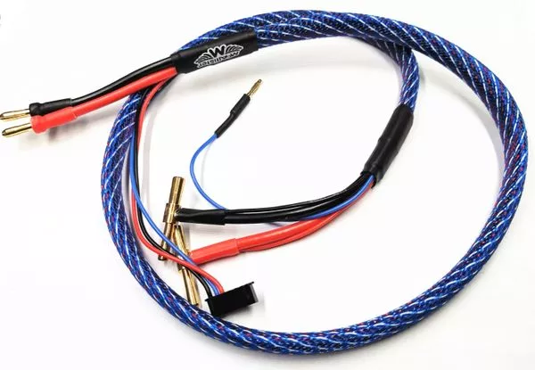 McAllister Racing 36″ XL Charge Lead for 1S/2S Batteries