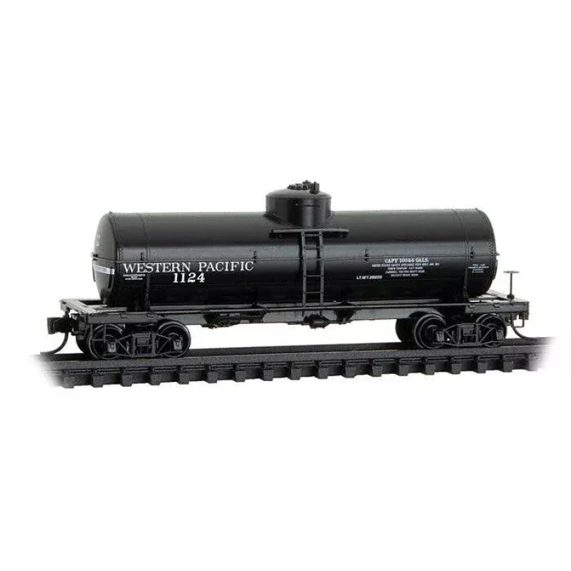 Micro-Trains N 065 00 346 39' Single-Dome Tank Car, Western Pacific #1124