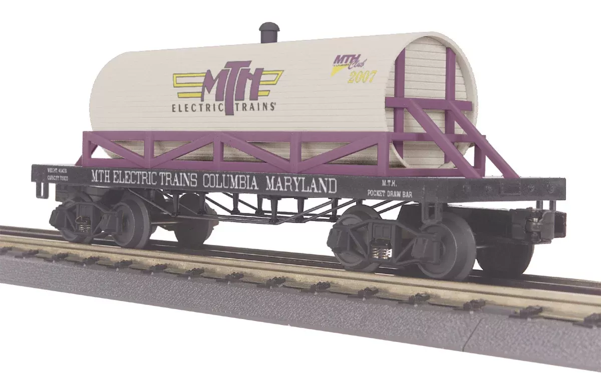 MTH RailKing 30-73235 O Gauge 19th Century Wooden Tank Car MTH Club