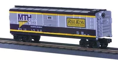 MTH RailKing 30-7423 O Gauge Boxcar MTH Club Charter Member