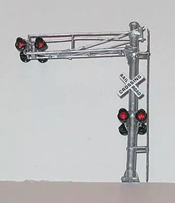 NJ International 1193 HO Scale Modern Cantilever Crossing Signal — Single-Lane