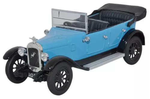 Oxford Diecast Austin Heavy Twelve Kingfisher Blue – 1:43 Scale