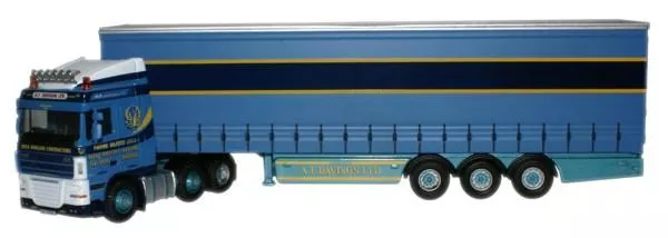 Oxford Diecast DAF 105 (SC) Curtainside A F Davison – 1:76 Scale