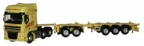 Oxford Diecast Deben DAF D-TEC CombiTrailer – 1:76 Scale