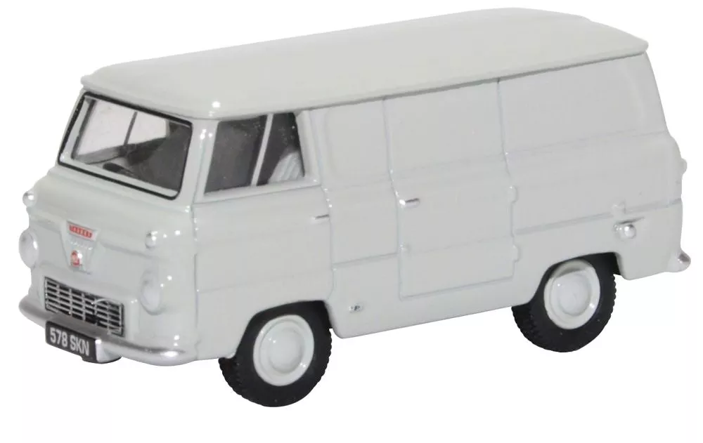 Oxford Diecast Ford 400E Van Cargo Grey