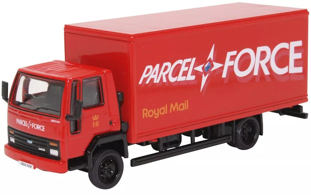 Oxford Diecast Ford Cargo Box Van Parcelforce