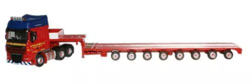 Oxford Diecast A P Hollingworth DAF Low Loader – 1:76 Scale