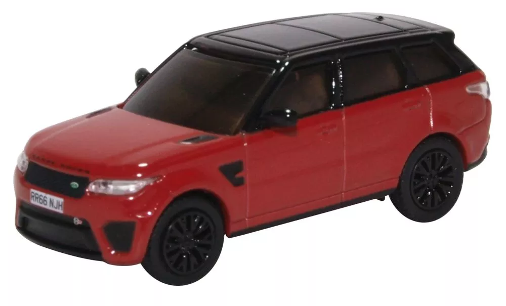 Oxford Diecast Range Rover Sport SVR Firenze Red