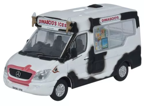 Oxford Diecast Whitby Mondial Ice Cream Dimaschios – 1:76 Scale