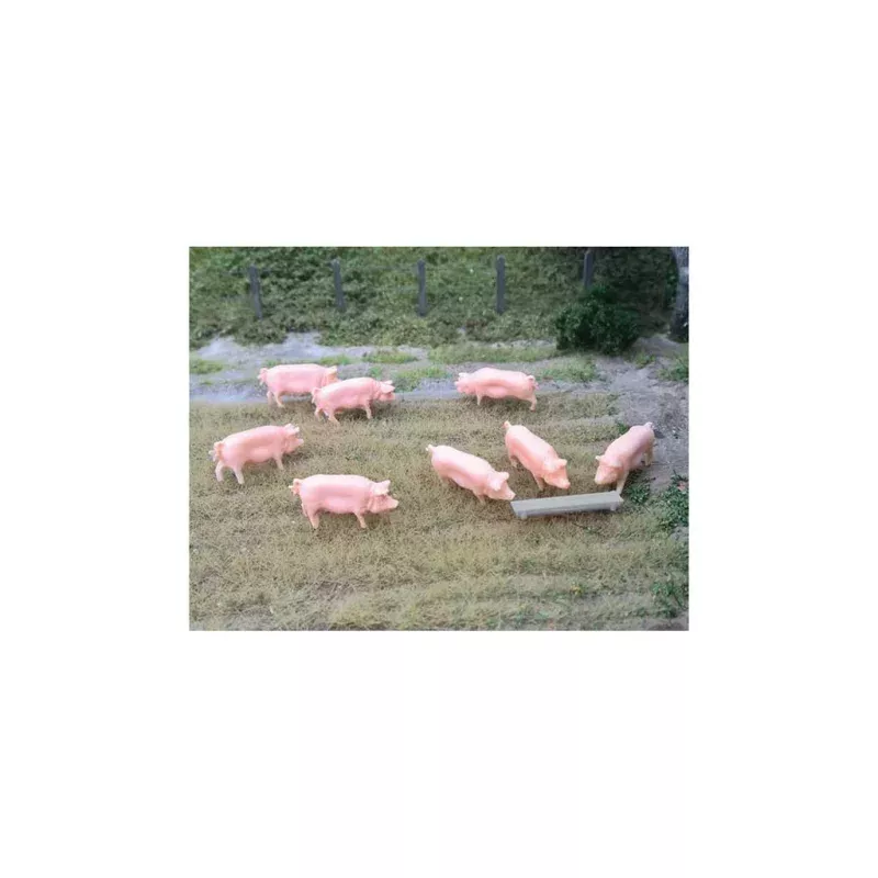 Peco HO MSE 5108 Pigs and Trough (8)