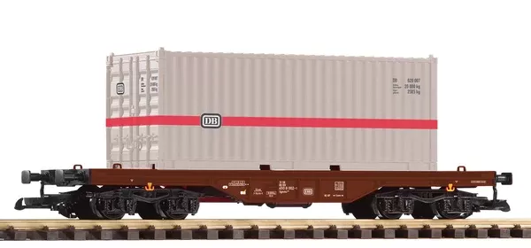 Piko 37747 G Scale DB IV Flat w/20′ Container