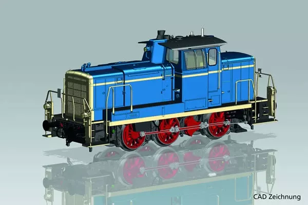 Piko 52832 HO Scale 1/87 BR 360 Diesel DB V Blue/Beige