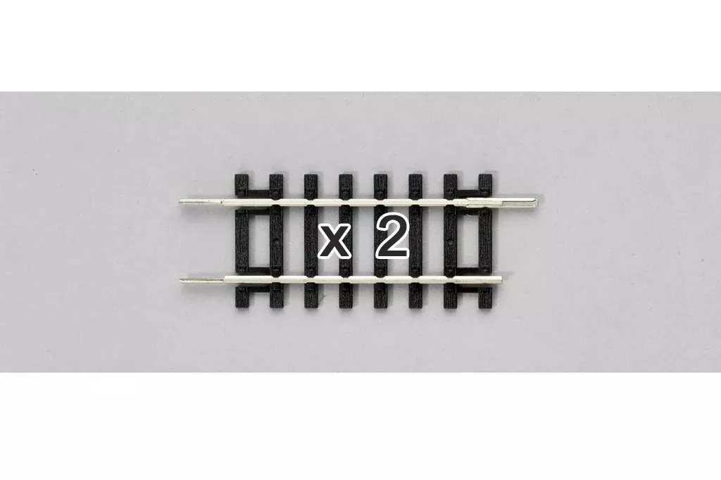 Piko 55207 HO Scale Adapter Track Old PIKO 62mm Box of 2