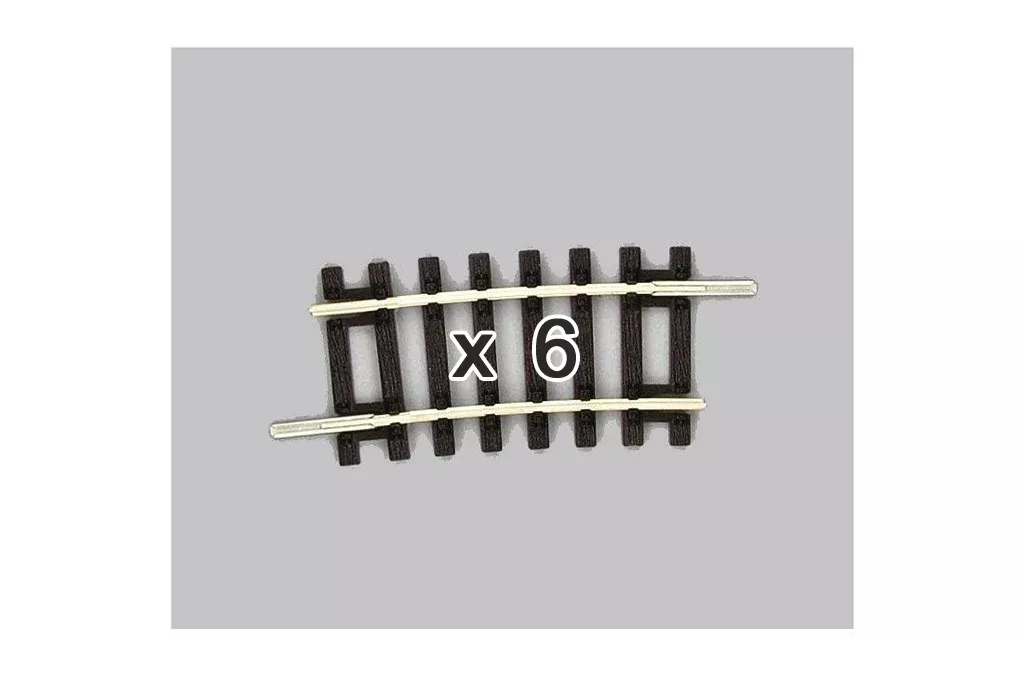 Piko 55252 HO Scale Curved Track R2/7.5° Box of 6