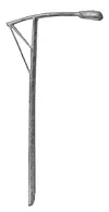 Plastruct SLS-48 Boulveard Lights -- Single pkg(2) O Scale