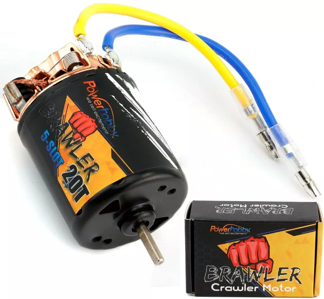 Powerhobby 540 5-Slot Brushed 20T 1/10 Rock Crawler Motor