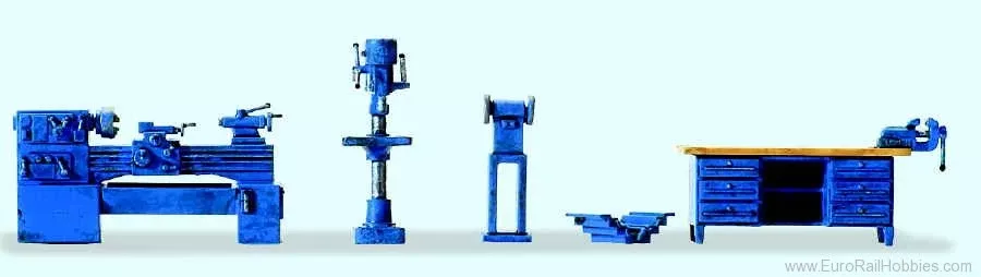 Preiser 17706 HO Scale Workshop Equipment