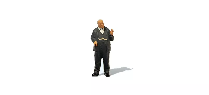Preiser 28264 HO Scale Sir Winston Churchill – Individual Figure