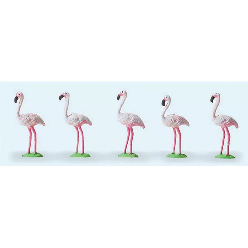 Preiser HO 20372 Flamingos (5)