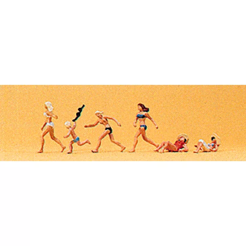 Preiser N 79066 92N Recreation & Sports, Figures on the Beach