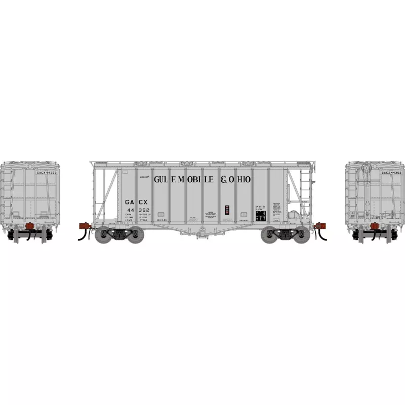 PREORDER Athearn Genesis HO ATHG-3188 GEN GATC 2600 Airslide Covered Hopper, Early GMO #44362