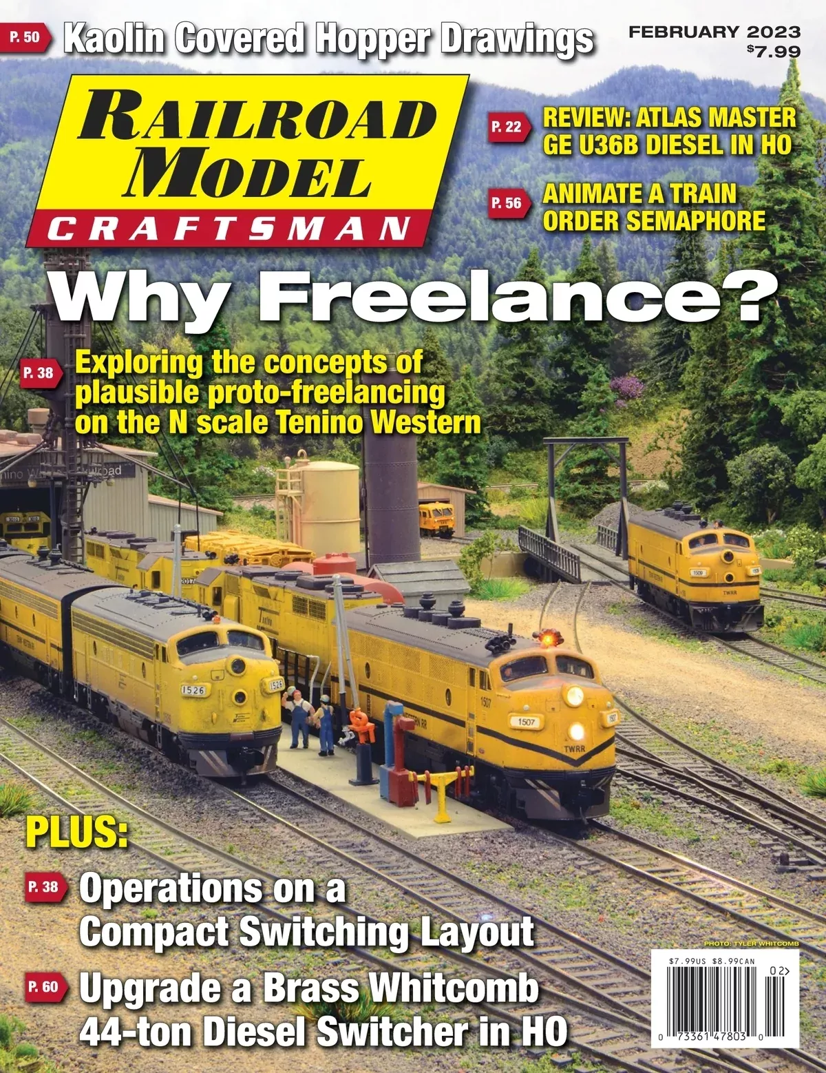 Railroad Model Craftsman Magazine February 2023