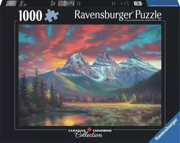 RAVENSBURGER 1000PC – CANADIAN COLLECTION: ALBERTA’S THREE SISTERS
