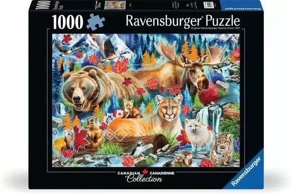 RAVENSBURGER 1000PC – CANADIAN COLLECTION: WILD CANADA