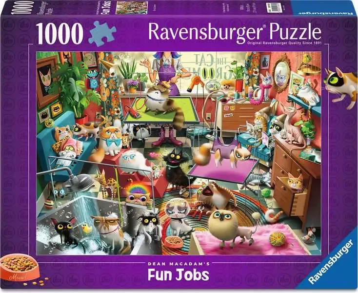 RAVENSBURGER 1000pc – THE CAT GROOMER