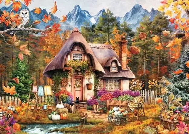 RAVENSBURGER 1000PC – PUMPKIN COTTAGE