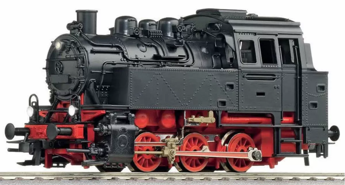 Roco 63289 HO Scale 0-6-0 Steam Locomotive with 16 Different Railroad Plates