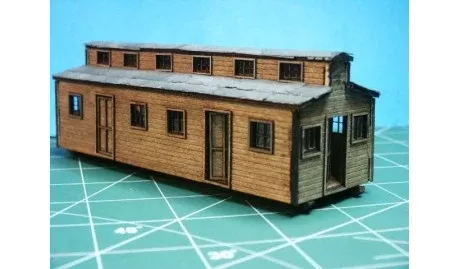 RS Laser Kits 2019 Ho Logging Bunk House Car