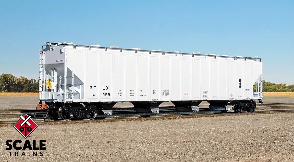 ScaleTrains Rivet 33673 HO Scale PS-2 5820 Covered Hopper Pullman Transport PLCX 41406