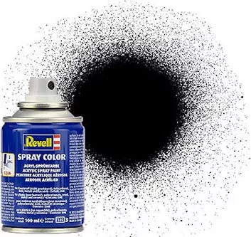 Spray Color, Schwarz Black, Matt, 100ml