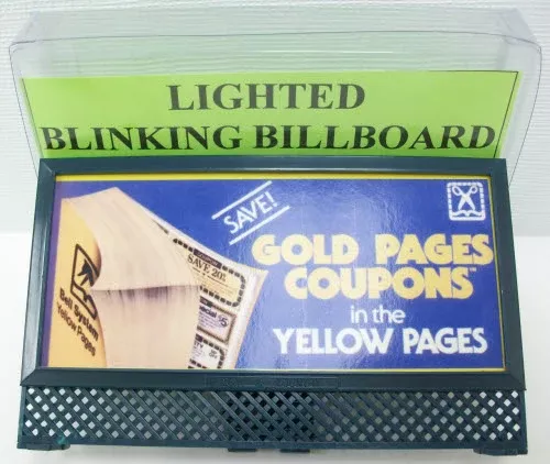 T&C 2602-54 Yellow Pages Lighted Blinking Billboard