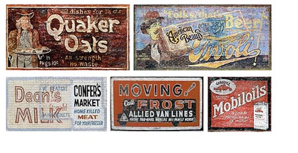 T2 Decals HOGHOS027 HO Scale Ghost Signs Decal