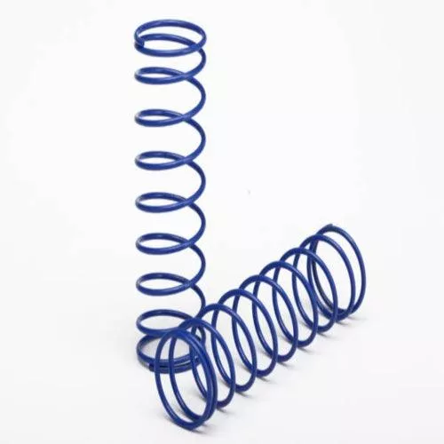 Traxxas 3758T Springs Front Blue (2) Stampede T-Maxx 3.3