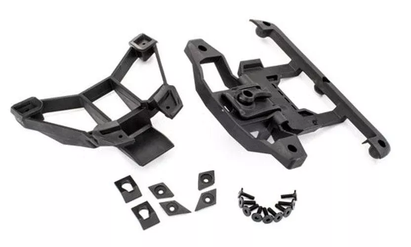 Traxxas 8915 Body Mounts Front & Rear/ 3x12mm BCS (1) Maxx