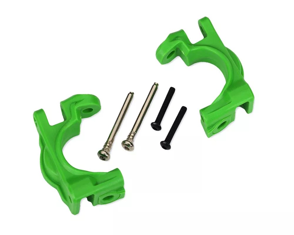Traxxas 9032G Green Heavy Duty Caster Blocks C-Hubs 4×4 Hoss/Rustler/Slash
