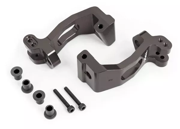 Traxxas 9532A Titanium Aluminum Left and Right Caster Blocks C-Hub for Sledge™